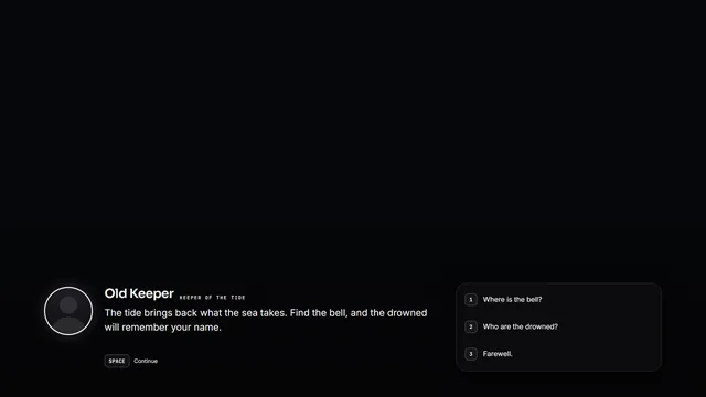 Starter kit Dialogue screen